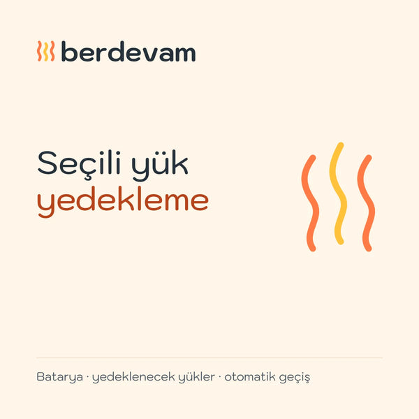 berdevam seçili yük yedekleme