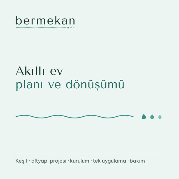 bermekan akıllı ev planı ve dönüşümü