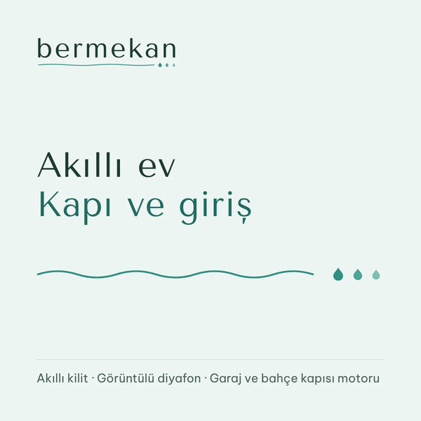 bermekan akıllı ev · kapı ve giriş