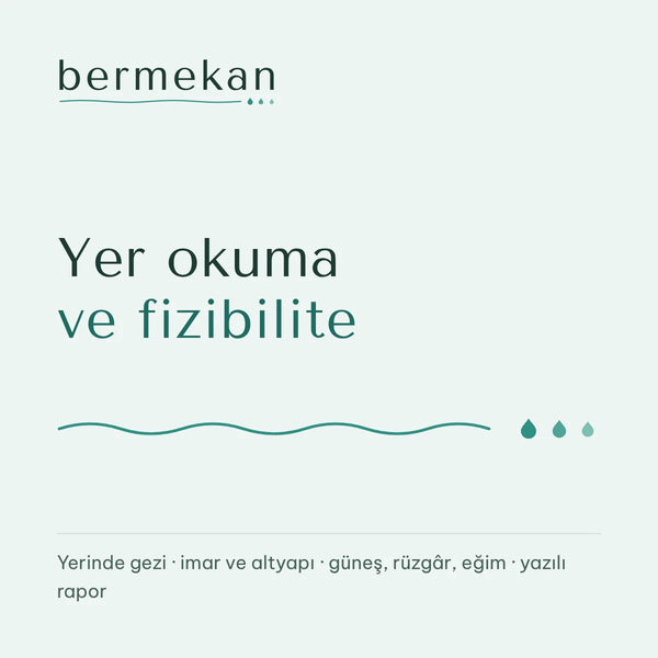 bermekan yer okuma ve fizibilite