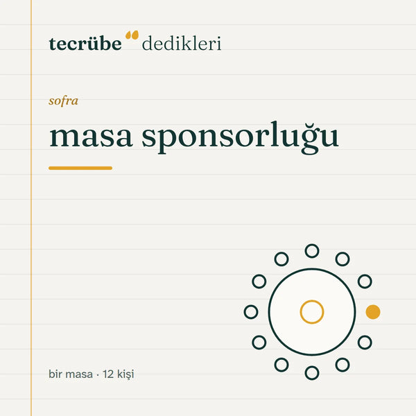 sofra · masa sponsorluğu
