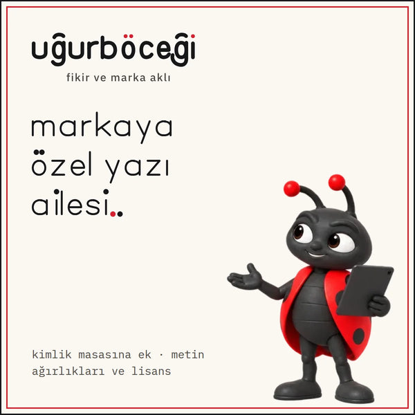 markaya özel yazı ailesi